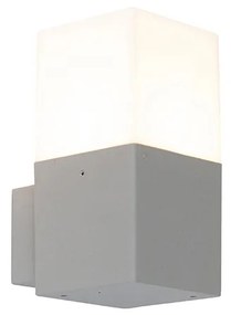 Dánska moderná vonkajšia nástenná lampa sivá IP44