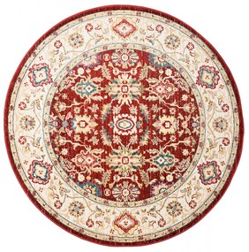 Kusový koberec Baron bordó kruh 170x170cm