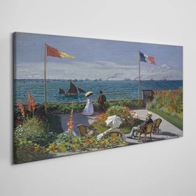 Obraz na skle Záhradný príroda art monet