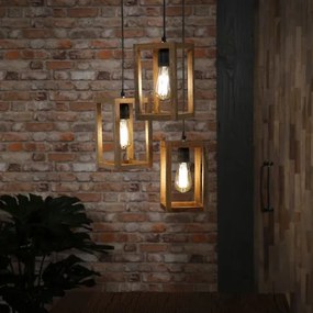 Luster 82-73 3 x Wooden mango frame  - Komfort-nábytok