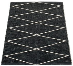 Čierny vnútorný a vonkajší koberec 70x100 cm Max Black – Pappelina