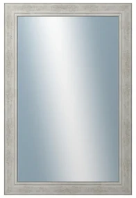 DANTIK - Zrkadlo v rámu, rozmer s rámom 40x60 cm z lišty ANDRÉ veľká strieborná (3157)