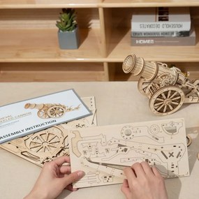 ROBOTIME Roker 3D drevené puzzle Stredoveké obliehacie dialo 158 ks
