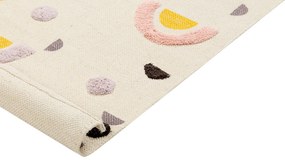 Detský bavlnený koberec 80 x 150 cm viacfarebný CURUP Beliani