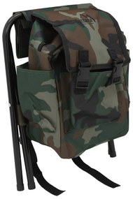 Cattara Skladacia stolička s batohom Olbia army, 30 x 35 x 27 cm