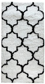 Koberec Shaggy Sonic 0.8/1.5 Psr-13552 biely