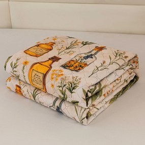 Prehoz na posteľ APOTHECARY, krémový Rozmer: 220 x 240 cm