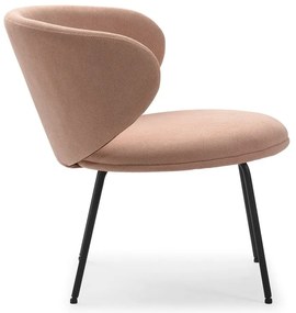 Svetloružové kreslo Rush – Marckeric