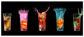 Obraz nápojov (120x50 cm)