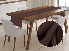 Biante Dekoračný behúň na stôl Rongo RG-042 Hnedý 20x160 cm