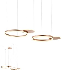 Redo 01-2607 - LED Stmievateľný luster na lanku SIGUA LED/99W/230V 3000K hnedá