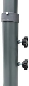 Rojaplast 8080 Štvorcový slnečník bočný zelený 270 x 270 cm