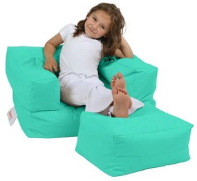 Sedací vak Kiddo (tyrkysová). Akcia -12%. Vlastná spoľahlivá doprava až k Vám domov. 1101676