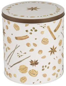 Ib Laursen Plechová dóza Christmas Spices Tall Round