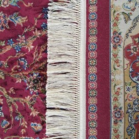 Koberec Exkluzívny Qum Silk 11 červený
