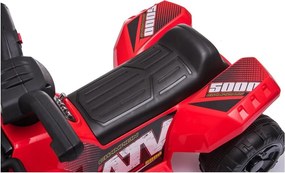 LEAN CARS JS320 batériovo napájaná štvorkolka červená