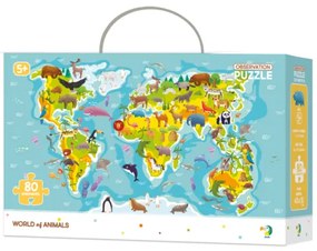 Dodo Puzzle s hľadaním obrázkov Svet zvierat, 80 dielikov