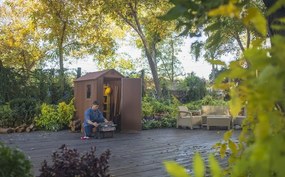 DARWIN domček 4 × 6 hnedý