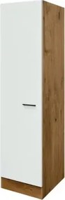 Vysoká kuchynská skriňa Avila, dub lancelot / krémová, šírka 50 cm%