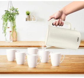 Krémová rýchlovarná kanvica 1,5 l Thermo Protect KO140AE0 – Tefal