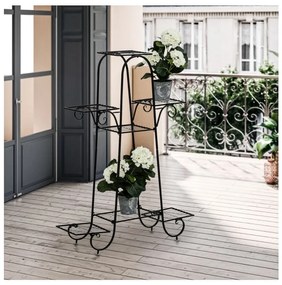STILISTA stojan na rastliny, 102 x 76 x 24 cm, oceľ