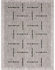 Spoltex Kusový koberec Floorlux silver/black 20008, 160 x 230 cm