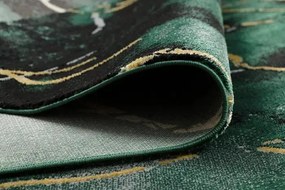 Zelený koberec EMERALD exkluzívny/glamour Veľkosť: 140x190cm