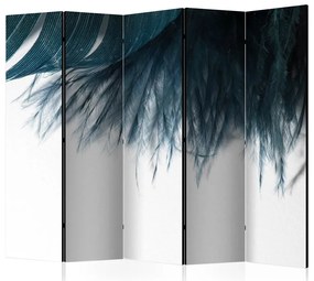 Artgeist Paraván - Dark Blue Feather II [Room Dividers]
