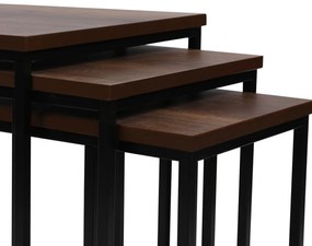 Odkladací stolík Ce Metal Zigon, 3 ks