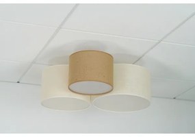 Brilagi - Stropné svietidlo SPIDER 3xE27/15W/230V béžová/krémová