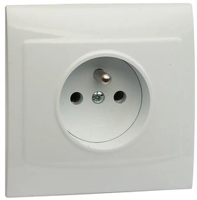Zásuvka jednoduchá Z/U biela V GP-1VZ