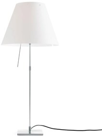 Luceplan Costanza stolová lampa D13 hliník/biela