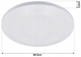 ECOLIGHT PIR pohybové čidlo nastaviteľné IP20 - 110-240V - 360 ° - biela