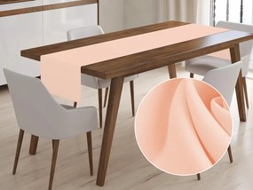 Biante Dekoračný behúň na stôl Rongo RG-052 Pastelovo broskyňový 35x180 cm