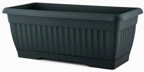 Kvetináč Mediteran 40x19x16,5h 7,5lt Antracit A530004
