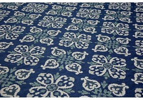 Kusový koberec Mazi modrý 80x150cm