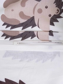 Bavlnená obliečka na vankúš Renforcé 70 × 90 cm – Ježkovia