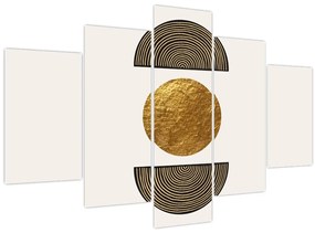 Obraz - Zlatý ornament N⁰1 (150x105 cm)