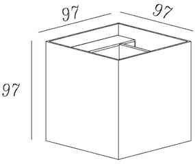 Lucide 09217/04/30 - LED nástenné svietidlo XIO 1xG9/4W/230V čierne