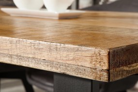 Jedálenský stôl 200cm Iron Craft natural mango