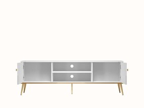 TV STOLÍK BELLINI BIELY VYSOKÝ LESK 160 cm