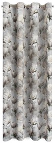ZATEMŇOVACÍ ZÁVES NA KRÚŽKOCH LARI 140X250 CM VZOROVANÁ