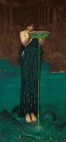 Waterhouse, John William (1849-1917) - Obrazová reprodukcia Circe Invidiosa, 1872, (23.5 x 50 cm)