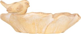 Napájadlo pre vtáky Birdy, 16x38 cm, keramika, béžová
