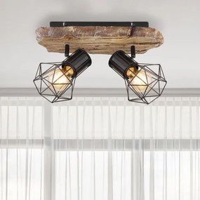 Globo 54017W-2 - Bodové svietidlo PRISKA 2xE27/60W/230V