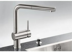 Blanco Linus - S drezová batéria s vyťahovacou sprškou chróm 512402