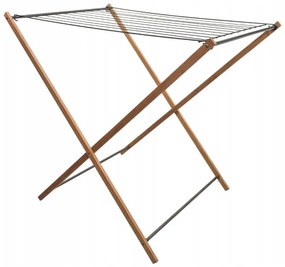 Erga Aurora Strong, drevený vešiak na sušenie bielizne 97,5x69,5x90 cm na postavenie, hnedá-čierna, ERG-SEP-1002SEPSULUNA