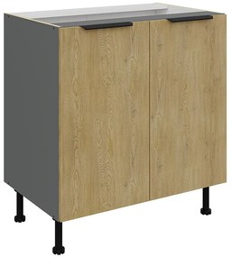 Kuchynská skrinka Cremona Ant 80d 2f Bb