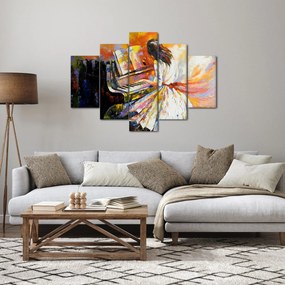 Obraz - Žena hrajúca na piáno (150x105 cm)