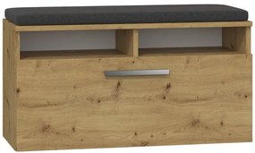 Botník (skrinka na topánky) Reclemos 1 (dub artisan). Akcia -19%. Vlastná spoľahlivá doprava až k Vám domov. 1132592